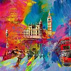 London Canvas Paintings - London